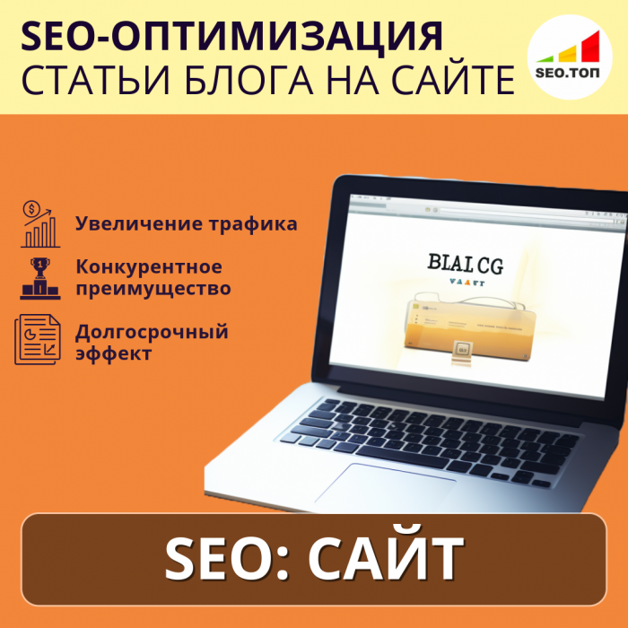 SEO оптимизация статьи блога на сайте