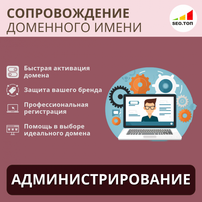 Сопровождение регистрации доменного имени