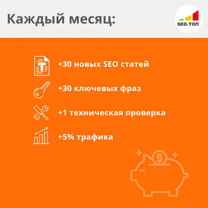Комплексное SEO продвижение, тариф МИНИ