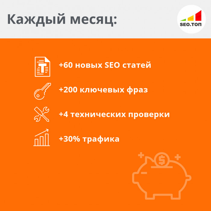 Комплексное SEO продвижение, тариф ГРАНД